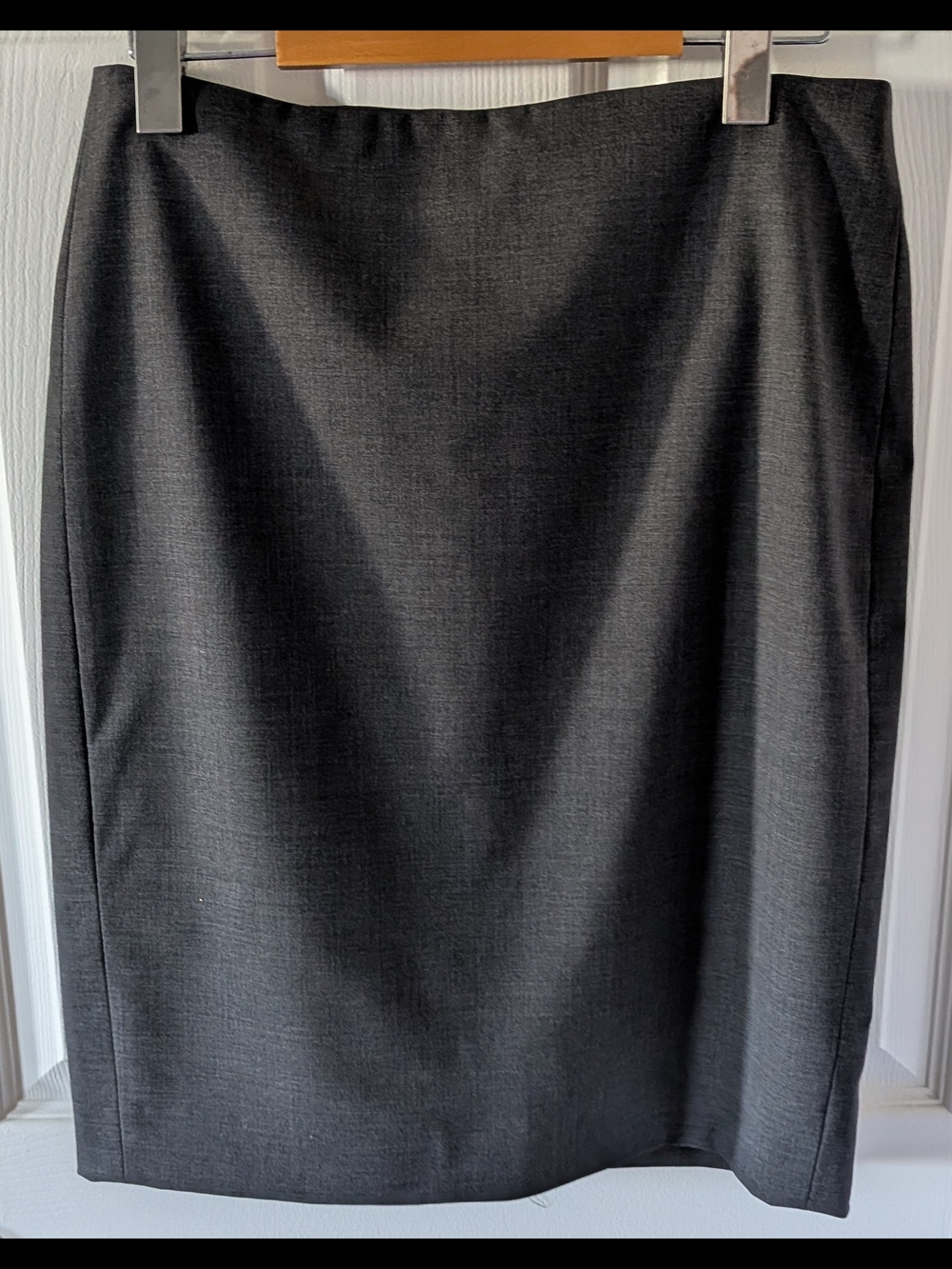 Theory Charcoal Gray Pencil Skirt